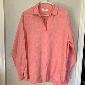 Uniqlo • linen button down